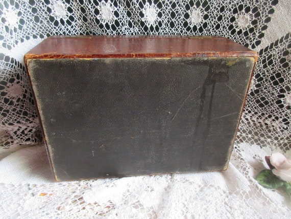 アンティーククロコレザーボックス Antique Crocodile Letter Box | Kindred Black