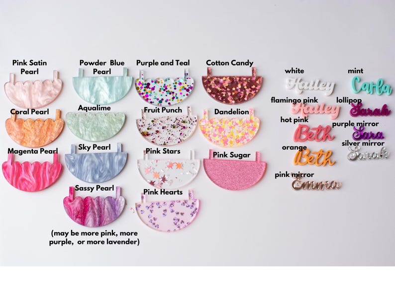 Placa con nombre Owala de Freesip, nombre personalizado, rosa, morado y menta, 16/19/24/32/40 oz, accesorio para botella de agua Owala personalizada, etiqueta con nombre para regreso a clases imagen 9