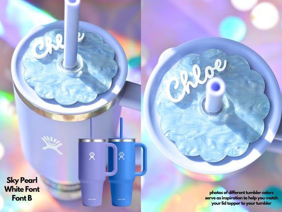 Hydro Flask Lid Topper Personalized Name Plate All Around Travel Tumbler 32  40 Oz Dew Agave Lupine Lilac, Gift for Teen, Daughter, Nurse - Etsy