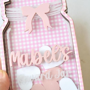 Gepersonaliseerde beloningspot voor kinderen, leraren, tokenpot, zindelijkheidstraining, gedragssysteem, aangepaste naam stertokens, cadeau leraar waardering