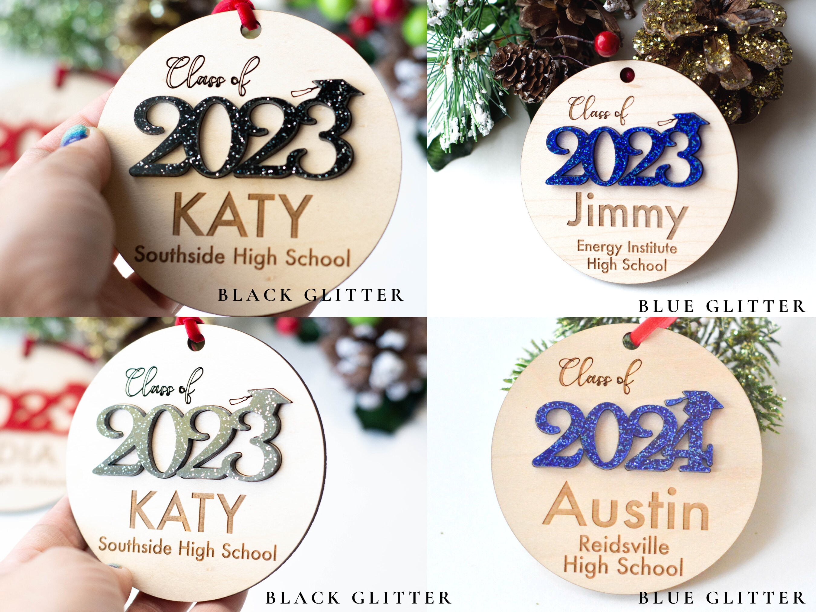 WaaHome Inspirational Graduation Ornament 2025 - High School And College Graduation Gifts For Her Him Girls Boys Women Men Daughter Son