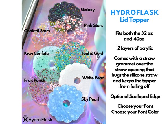 Hydro Flask Lid Topper Personalized Name Plate All Around Travel Tumbler 32  40 Oz Dew Agave Lupine Lilac, Gift for Teen, Daughter, Nurse - Etsy
