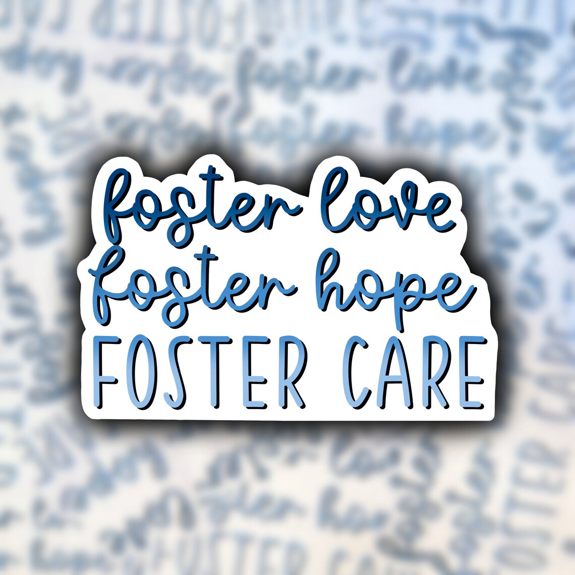 Foster Hope Foster Love Foster Care Water Resistance Etsy