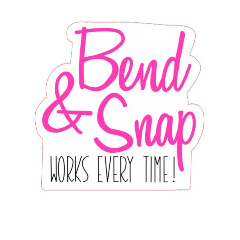 Bend and Snap Legally Blonde Waterproof Sticker Etsy