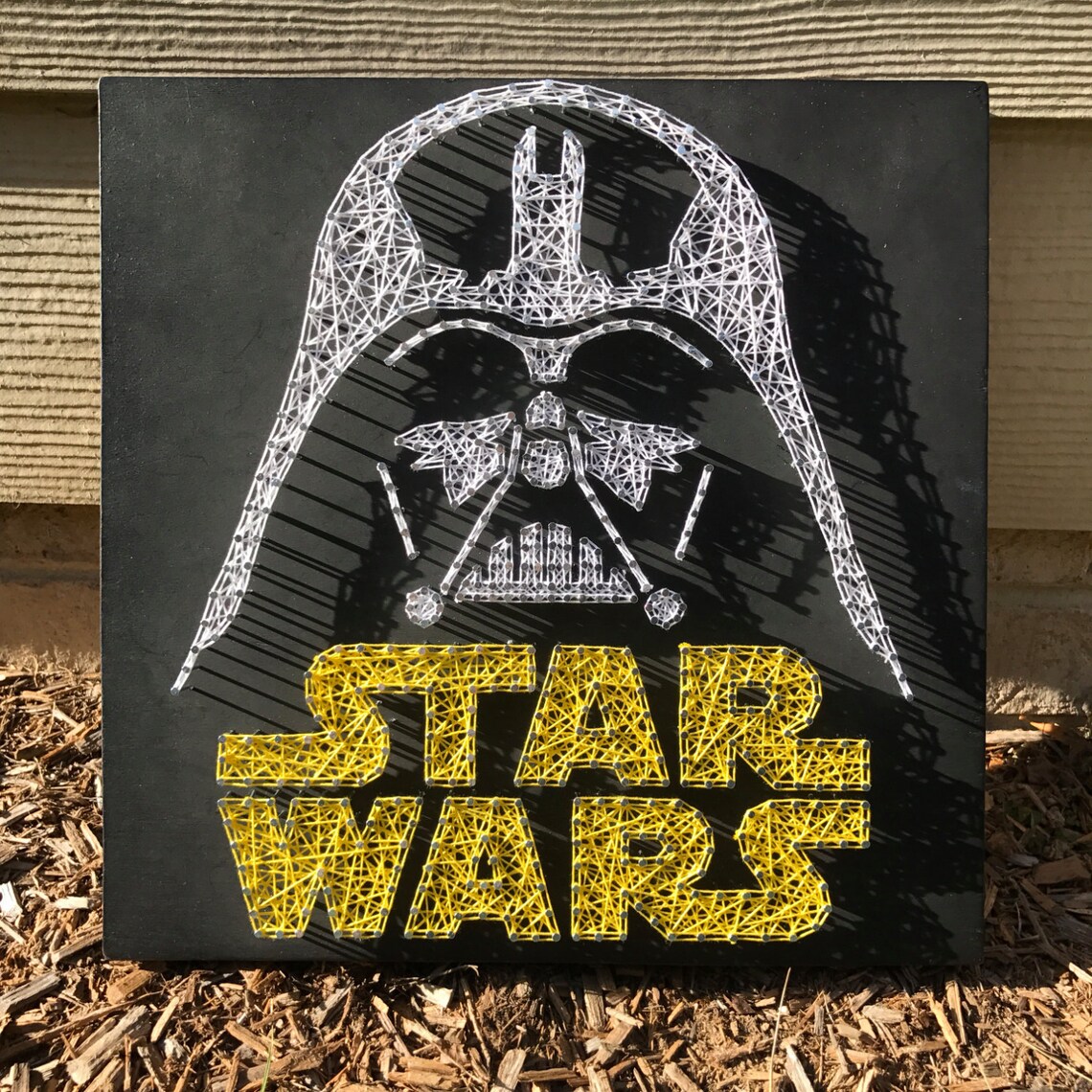 Star Wars Darth Vader String Kunst Oringnal Design Etsy