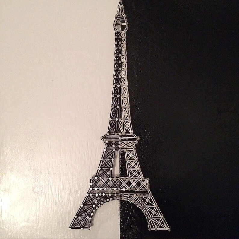 Eiffel Tower String Art Etsy