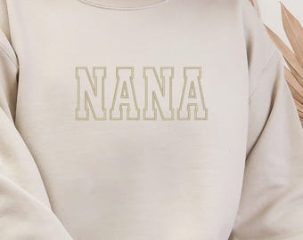 Personalized Embroidered Sweatshirt, Custom Family Apparel