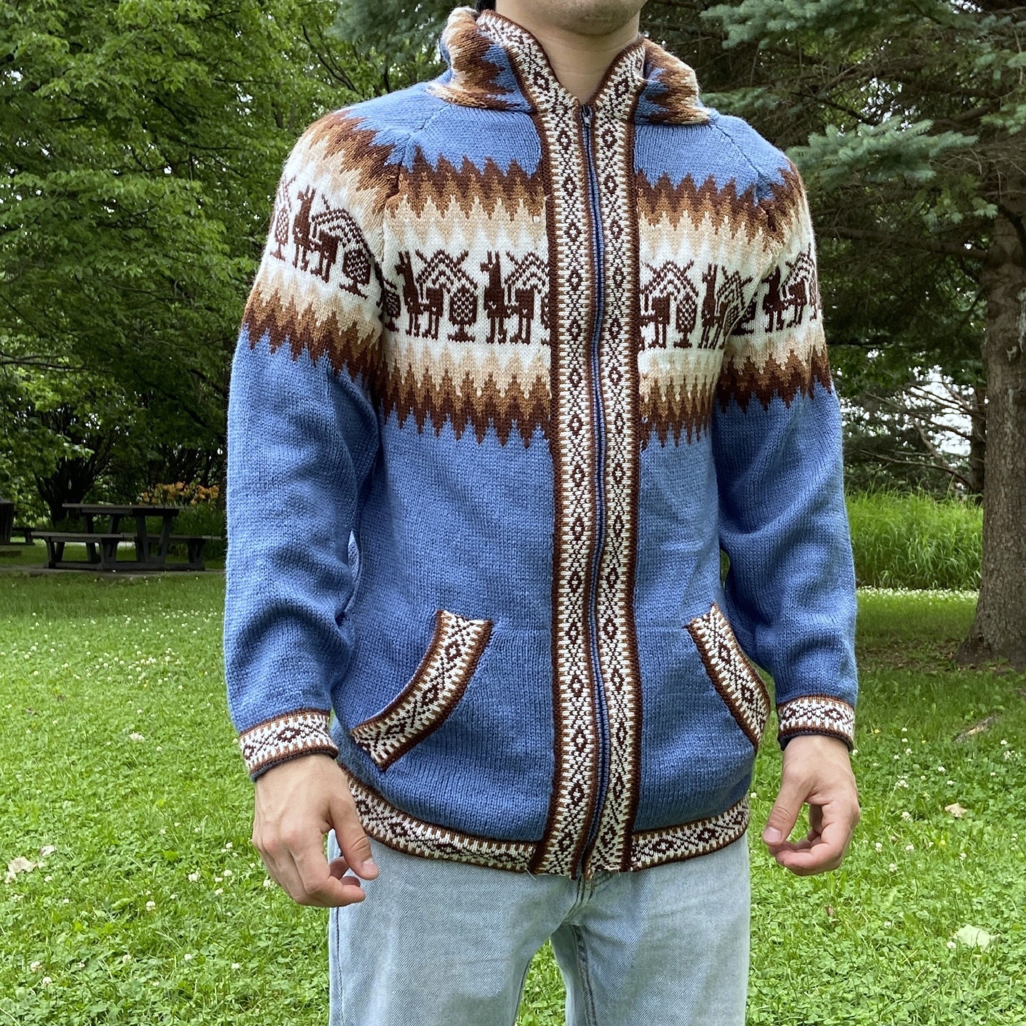 Alpaca Hoodie - Etsy