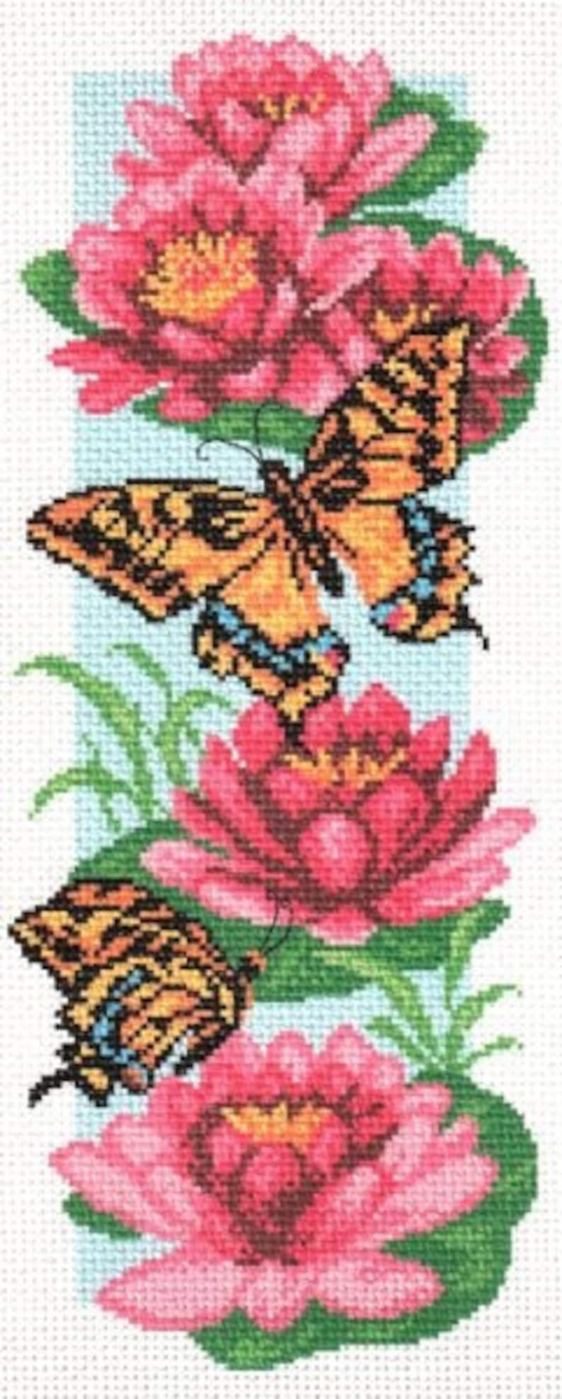 14ct aida cloth Printed with cross stitch pattern Stitchable Etsy