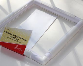 Q-snap 8"/11"/17" Embroidery hoop Aida cloth holder Cross stitch frame Xstitch canvas qsnap Needlework plastic hoop