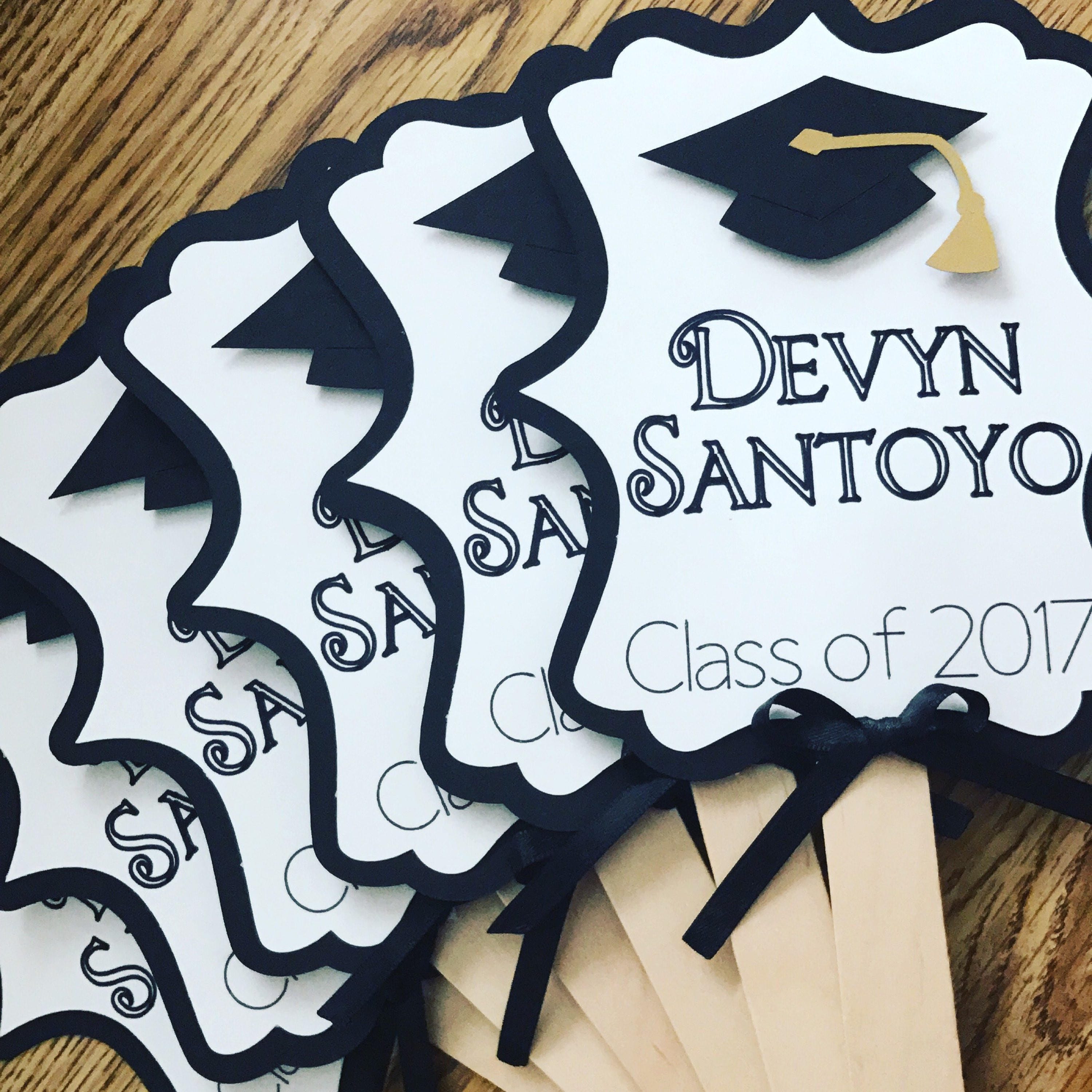 graduation-paper-fans-graduation-fan-favor-graduation-favor-etsy