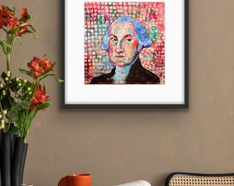 George Washington, artista de pintura abstracta contemporánea