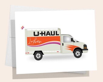 Funny Lesbian Card for Girlfriend | LGBTQ Relationship Card | Moving In Together Card | Queer Humor Card | Anniversary or Valentine Card