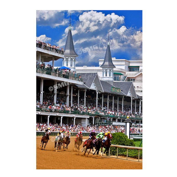 Churchill Downs Photograph, Louisville, Kentucky Derby Picture, Thoroughbreds, Horses, Wall Art, Travel Photos, Fine Art Photography