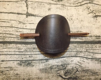 Leather hair barrette,hair slide,hair barrette,Stick hair slide,H100% real leather,andmade hair barrette,Leather hair barrette.