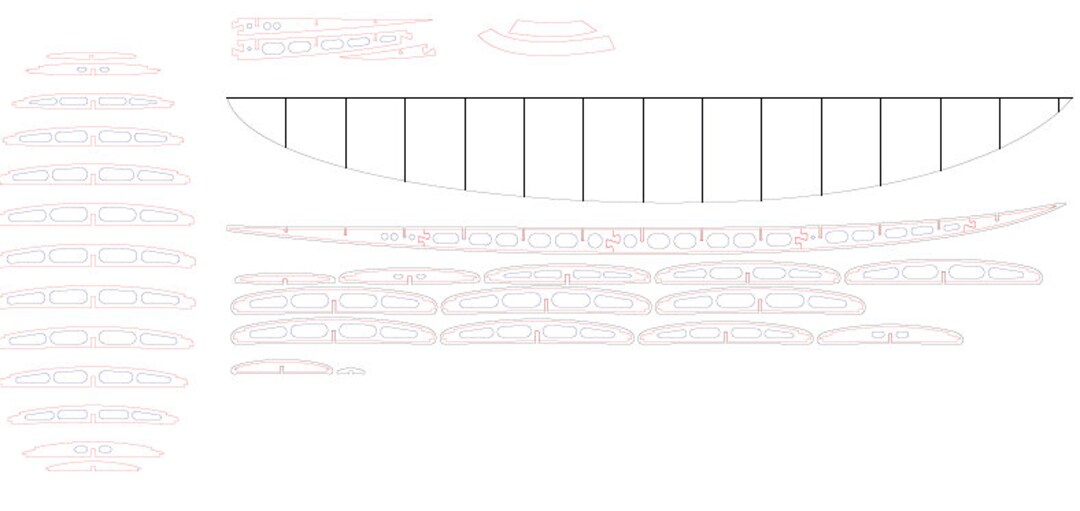 7 Foot Single Fin Template - Etsy