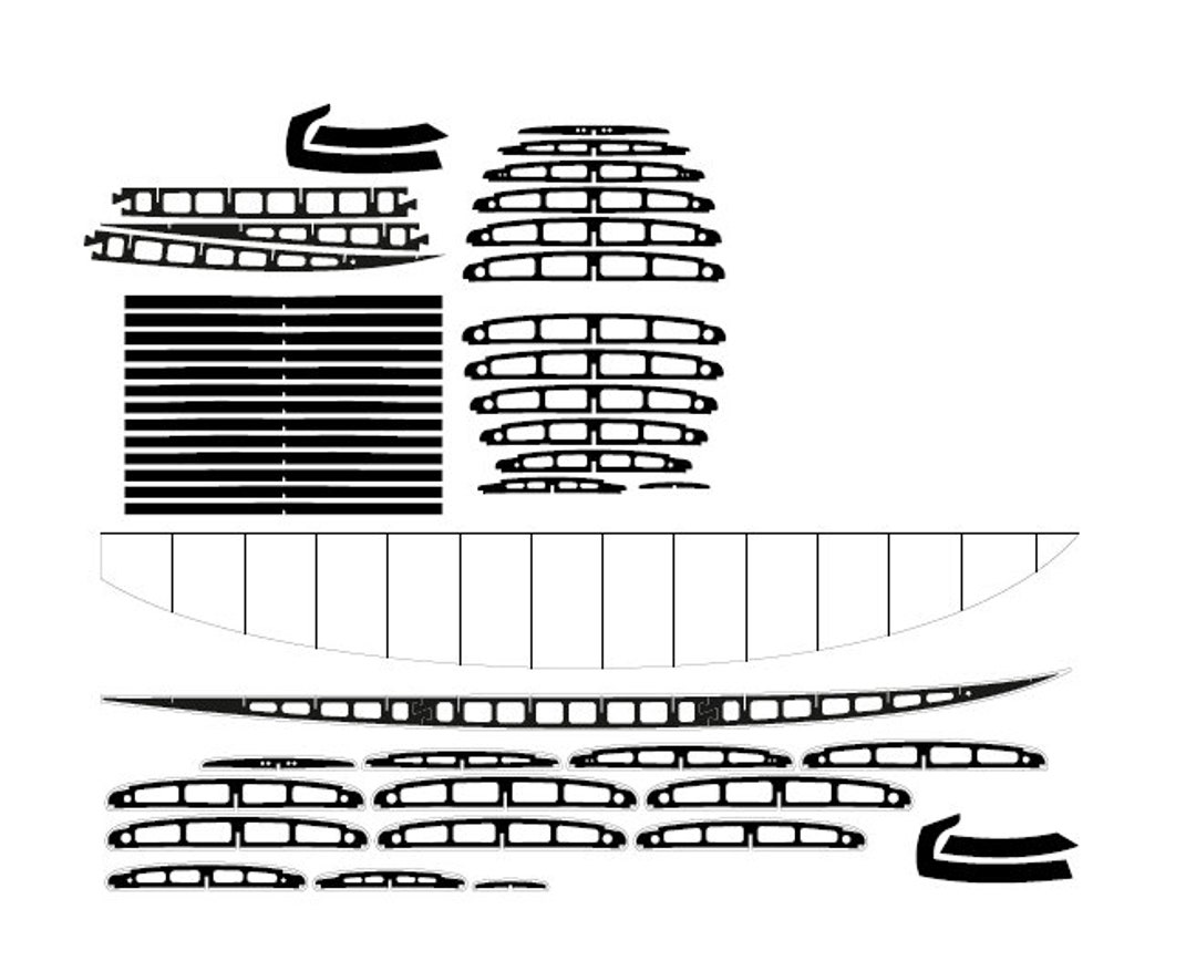 6'8 Groveler Surfboard Template Etsy