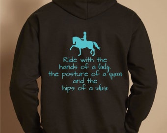 horse hoodies with slogans