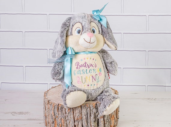 personalised easter bunny teddy