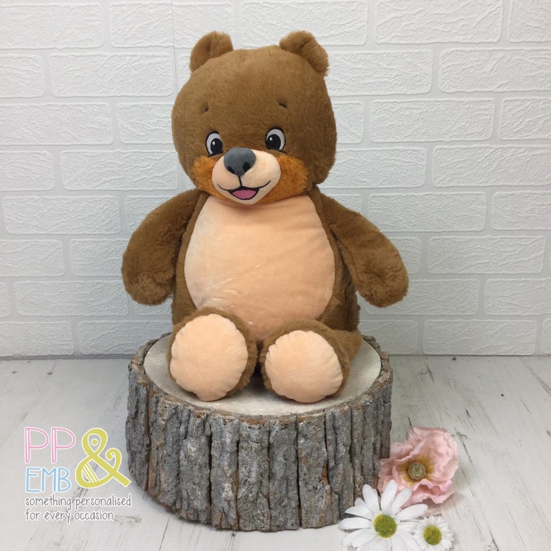personalised lion teddy