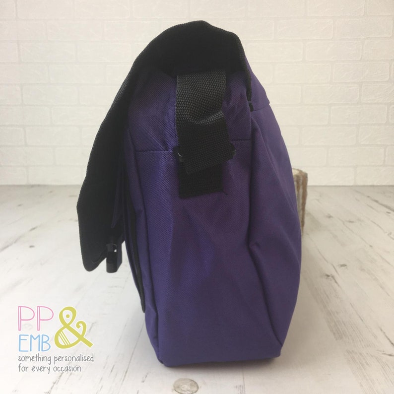 the perfect school bag Star Messenger Bag personalised with a name work back great alternative to a backpack!