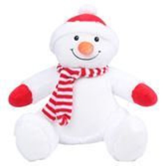 snowman teddy bear