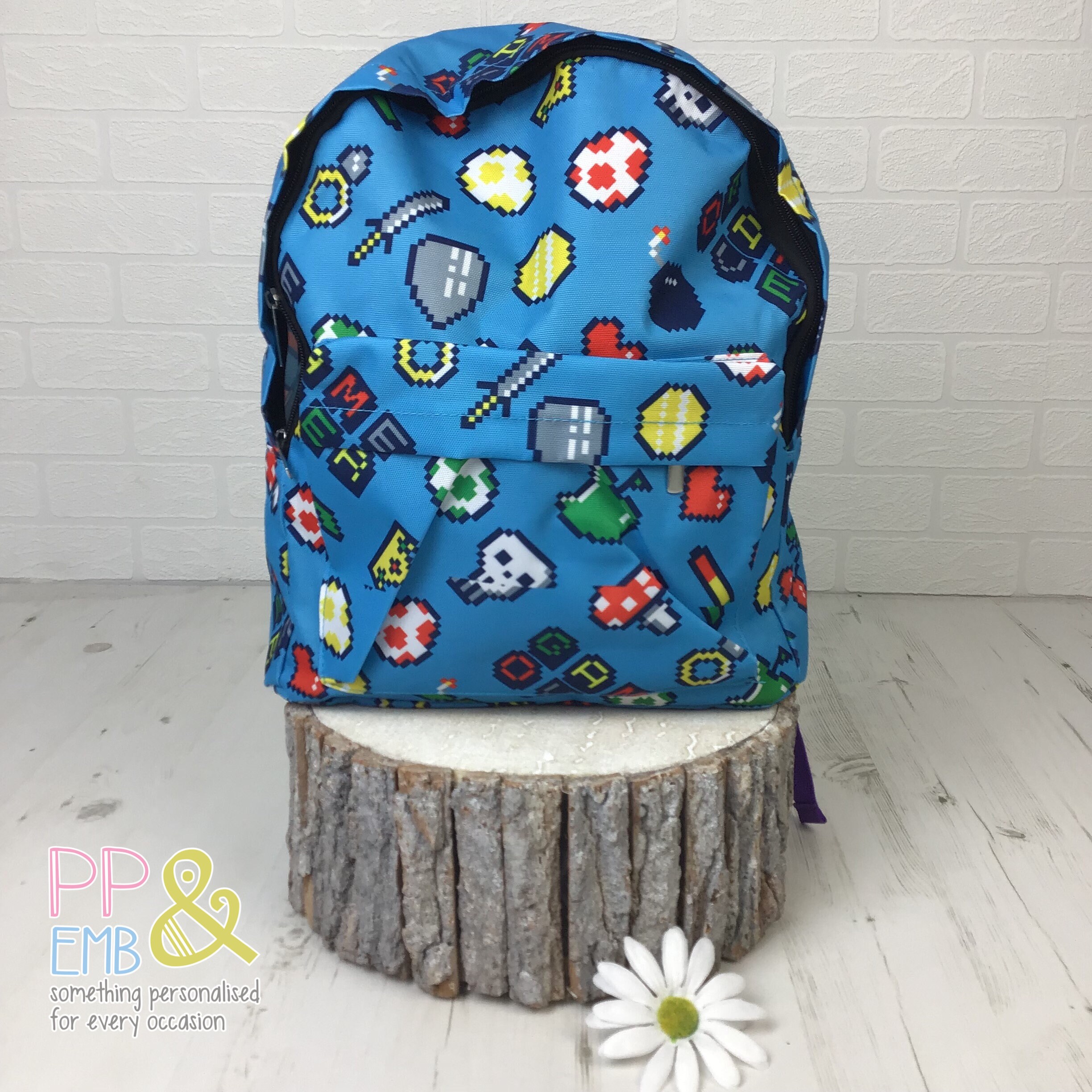 Personalised Game Gaming Backpack Etsy