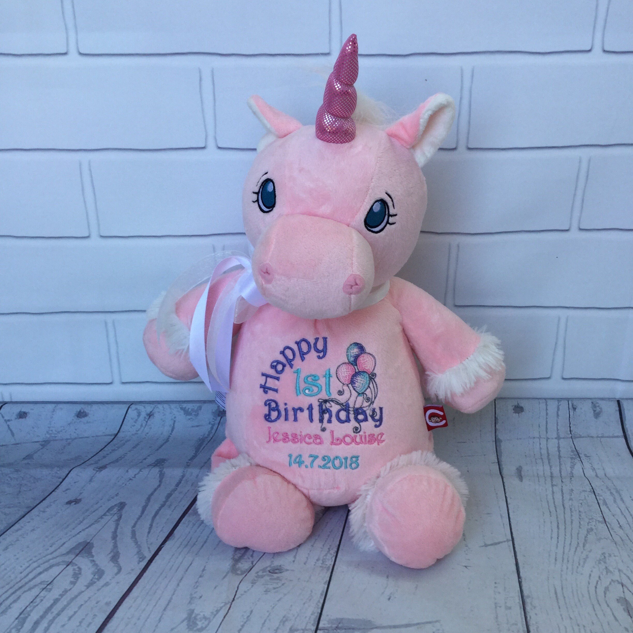 personalised 1st birthday teddy bears