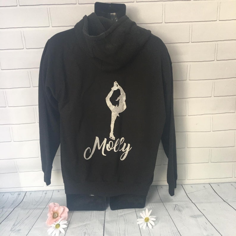 dance Ice Skating custom hoodie Design your own hoodie Personalised kids Ice Skating hoodie Skating hoodie Ice Skating hoodie dancing