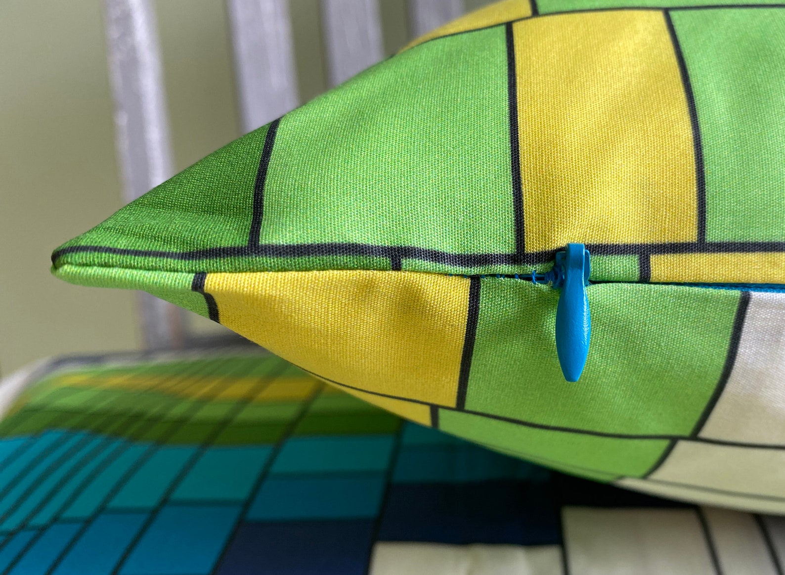 Abstract Pillow Cover Artistic Cover Geometric Pillow Cover Etsy