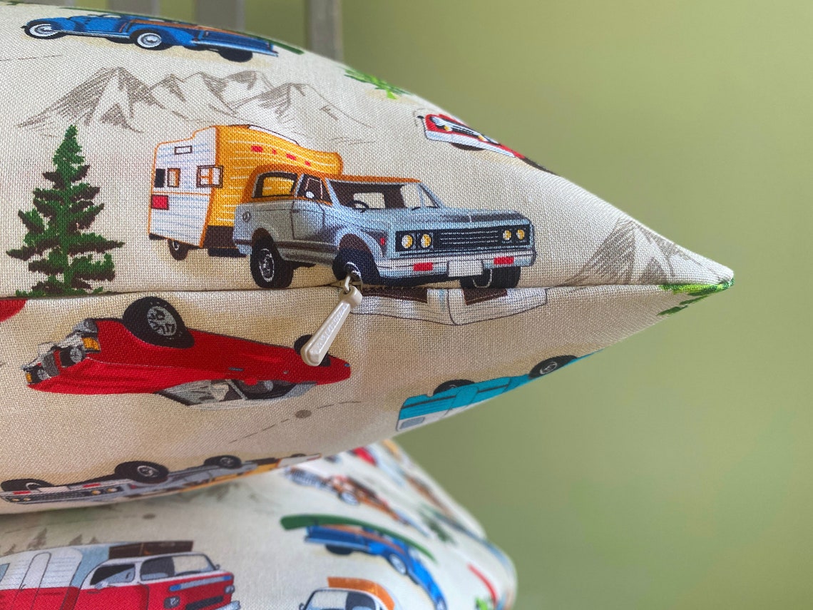RV Pillow cover Trailer pillow Travel pillow cover Camper Etsy