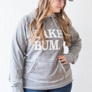 Lake Bum Hoodie Lake Hoodies Unisex Hoodies Summer Hoodies Lakeaholic Gifts for her Lake Lover image 3