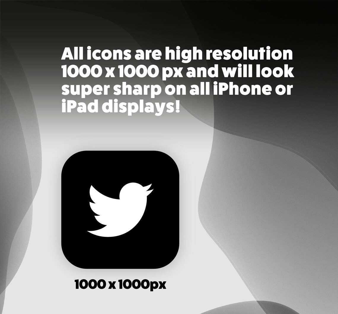 IOS 14 Icon Pack for iPhone Alphabet Icons & Number Icons | Etsy