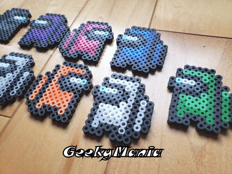Among Us Perler Beads Images