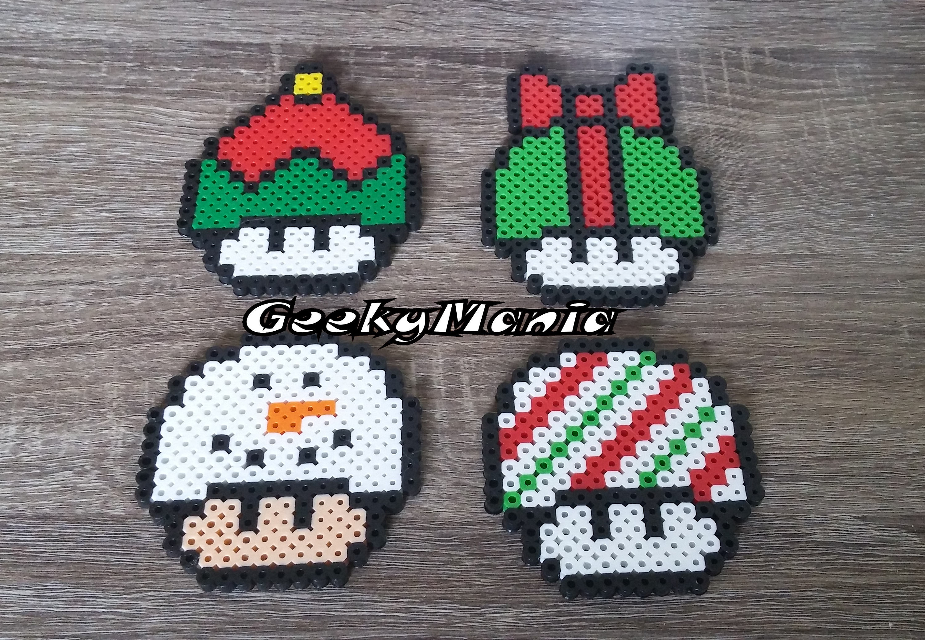 Mario Christmas Perler Beads ubicaciondepersonas.cdmx.gob.mx