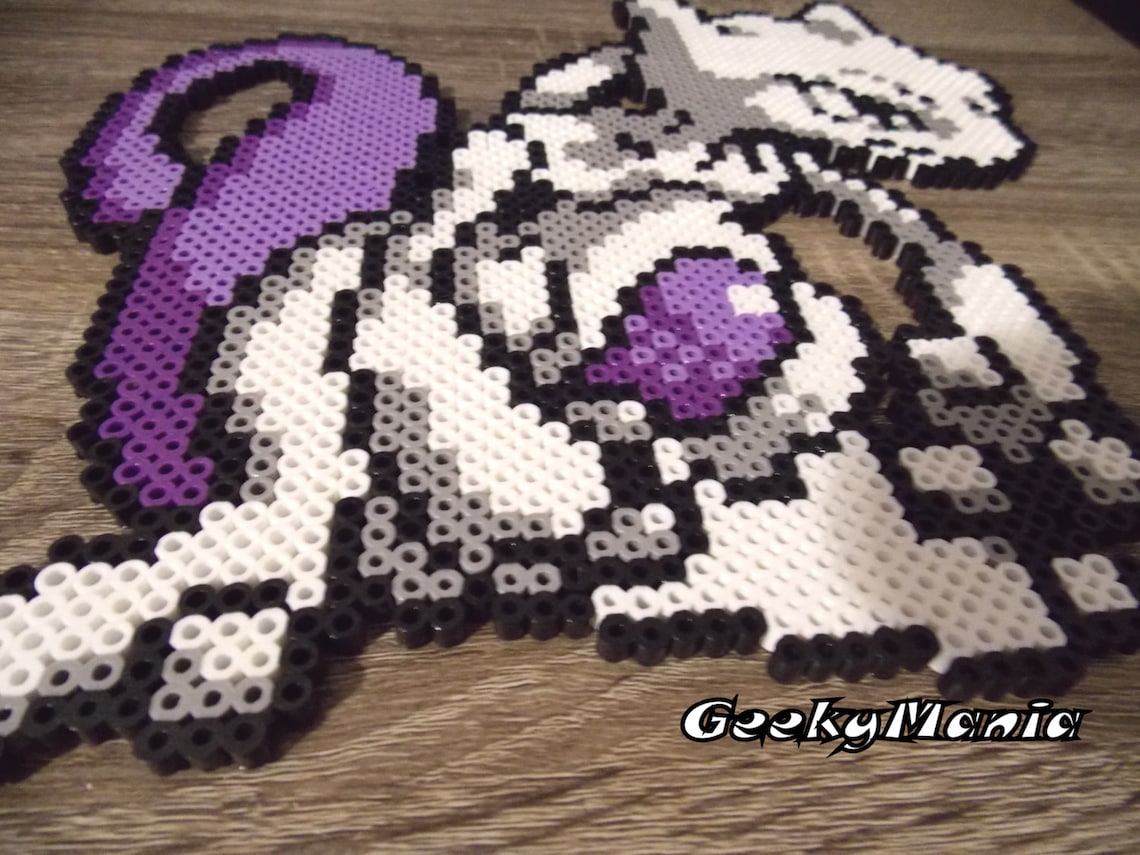 Pokemon Mewtwo Perler Beads Etsy New Zealand