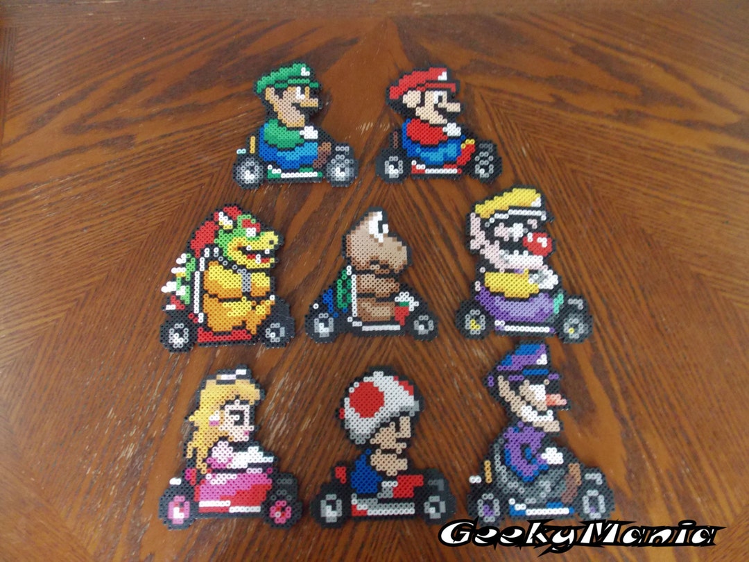 Super Mario Kart Bowser : r/beadsprites