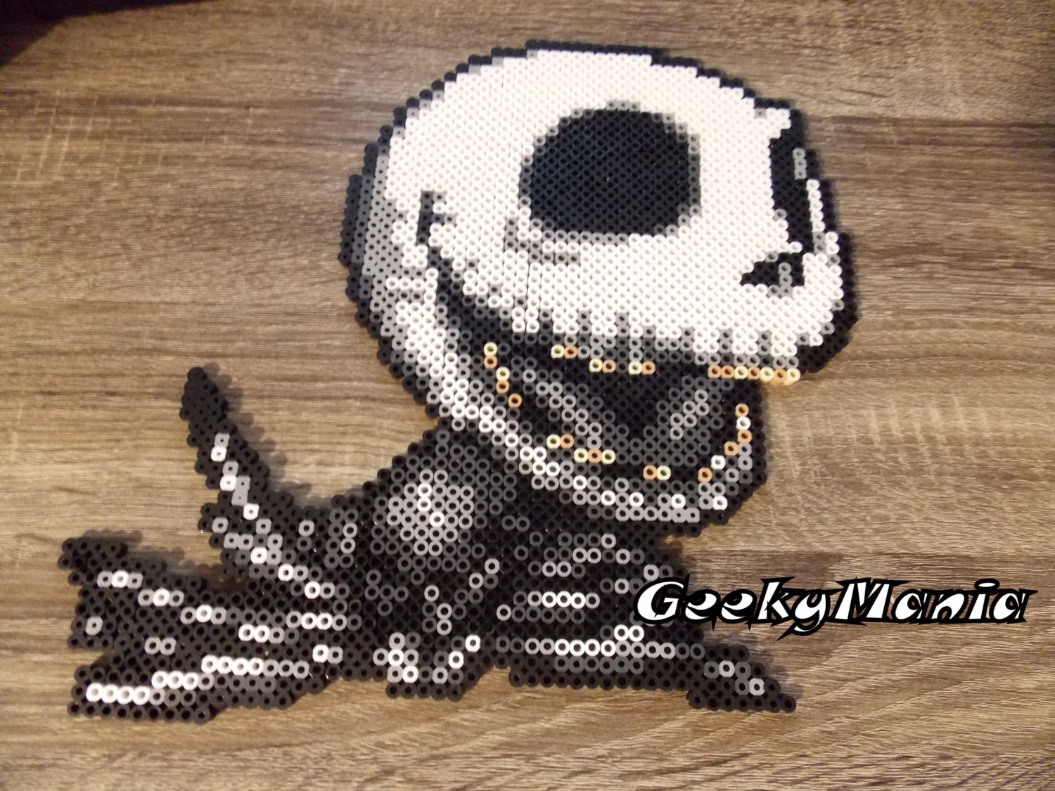 Jack skellington perler best sale beads