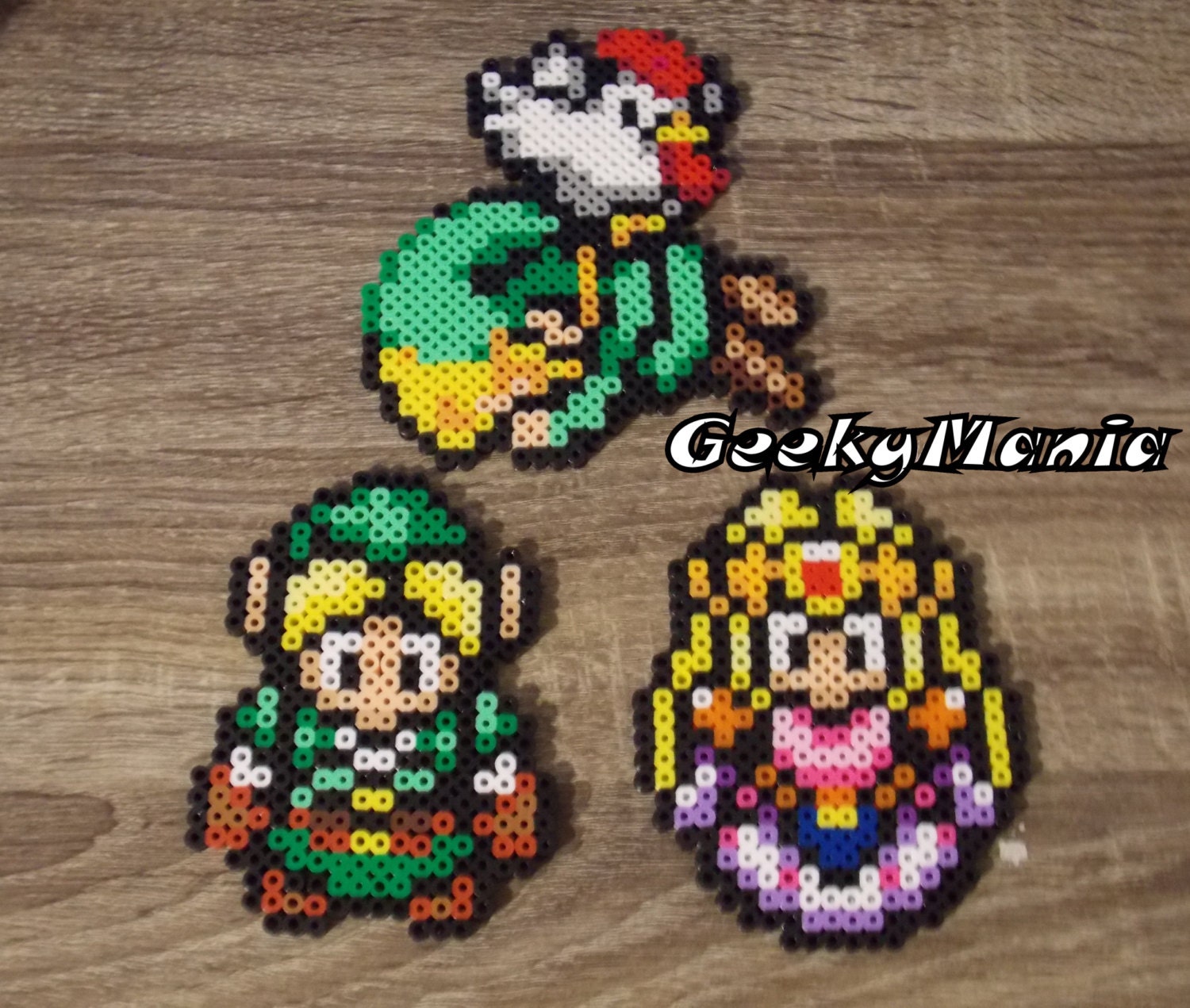 Legend Of Zelda Ocarina Of Time Link And Zelda Sprites Etsy