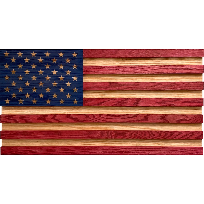 USMC American Flag Murphy Bar Gabinete de bar colgante de | Etsy