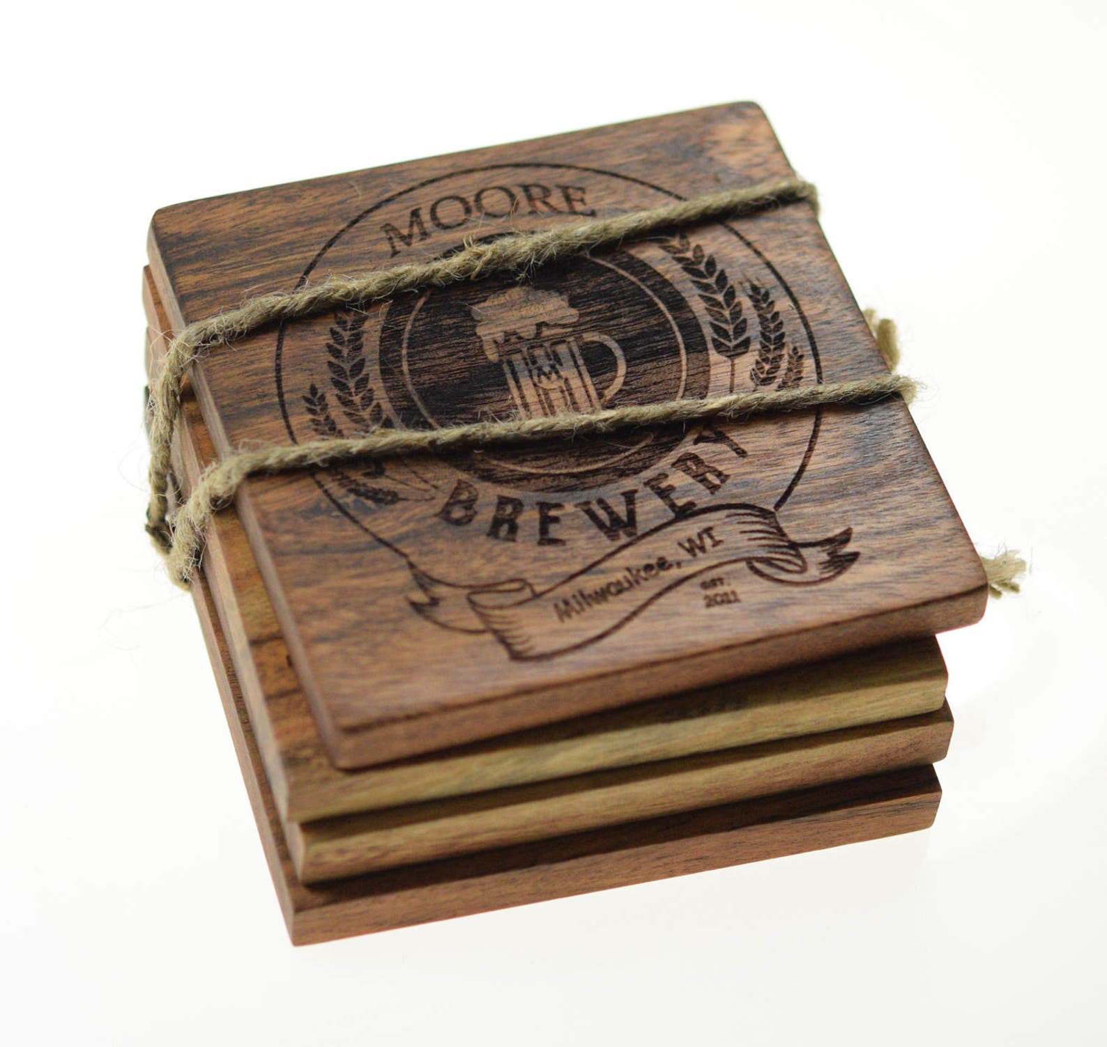 Personalized Coasters for Home Bar Mancave Etc Etsy