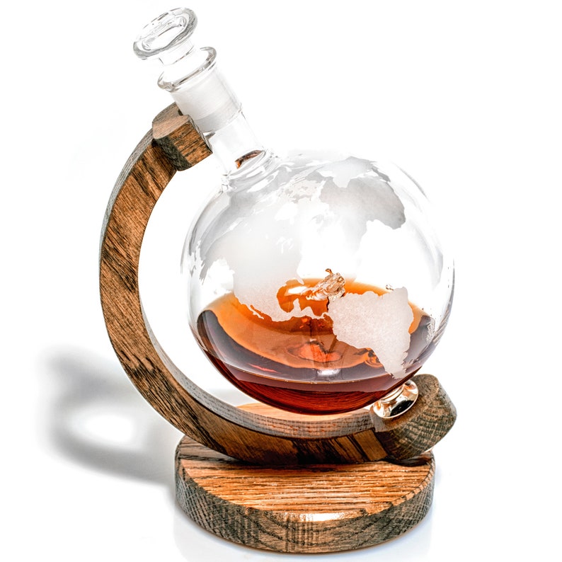 Submarine Gift Globe Decanter w/ Submarine Inside Etsy