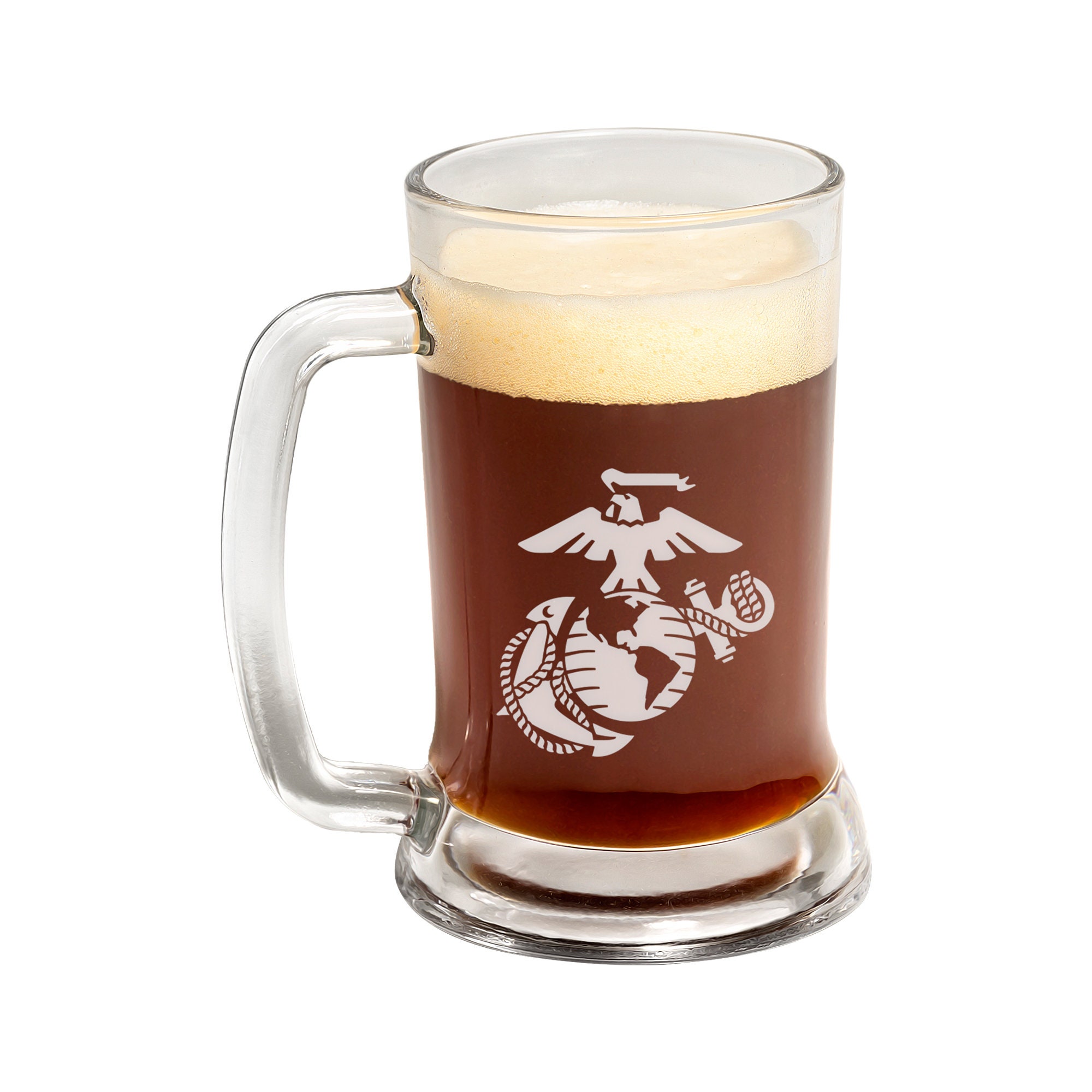 usmc beer mug