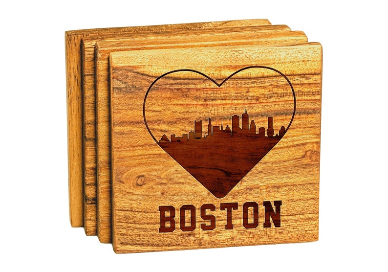 PrestigeDecanters Boston Skyline Coaster
