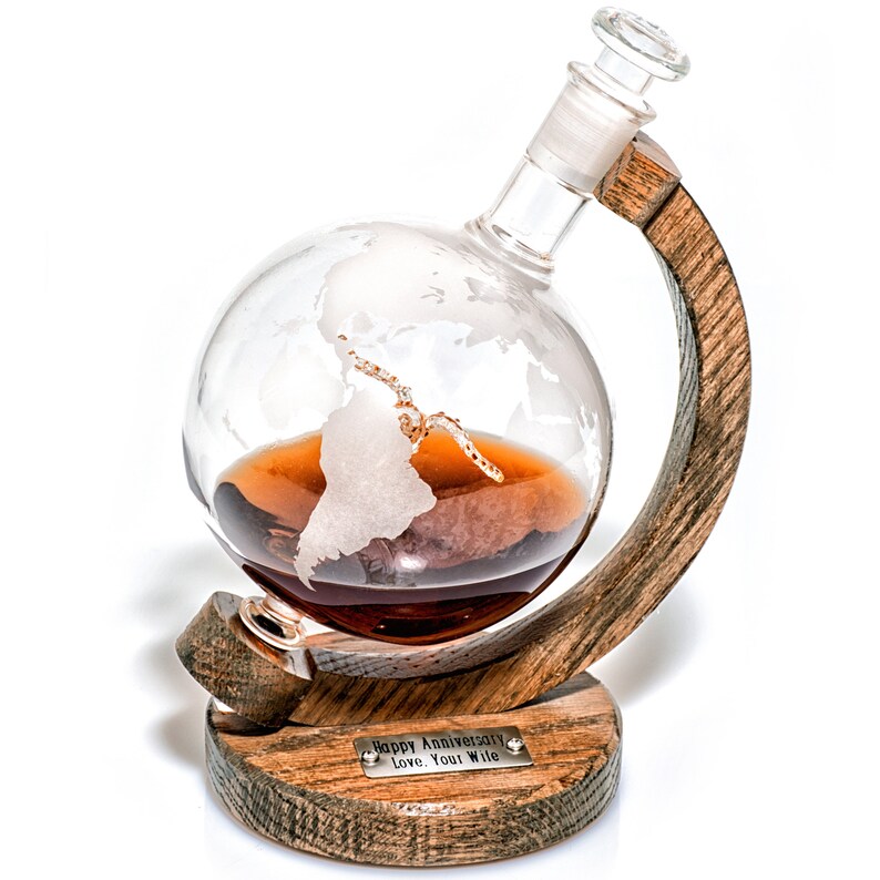 Duck Hunter Gift Mallard Wine or Whiskey Decanter Liquor Etsy