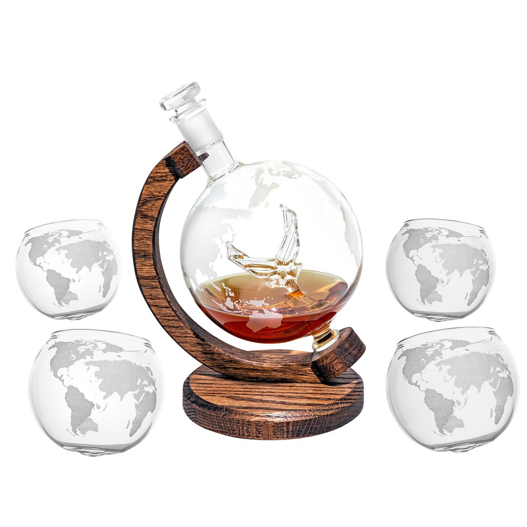 Air Force Whiskey Decanter Set - Air Force Aviation Bourbon Bottle With ...