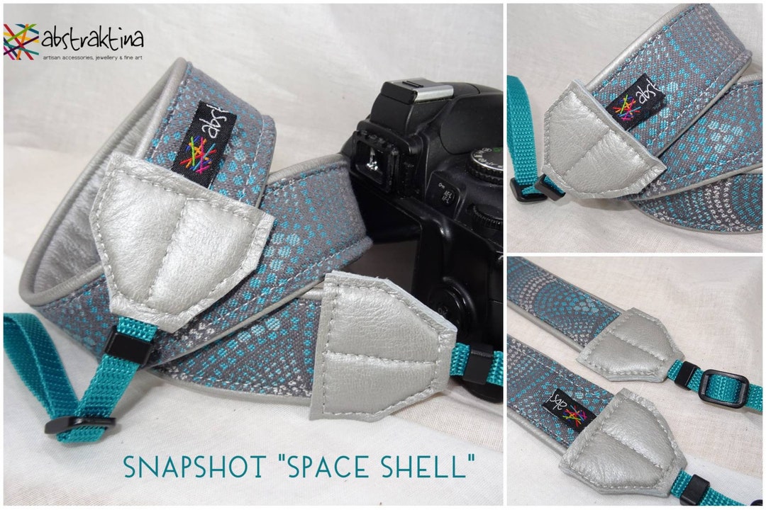 One-of-a-kind SNAPSHOT Camera Strap cornflower by 