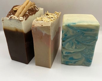 Handmade Soap - Three-Soap Bundle - Buy Three Bars and Save Money