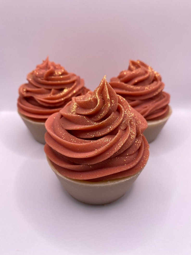 Handmade Soap Pink Cupcake Soap image 1