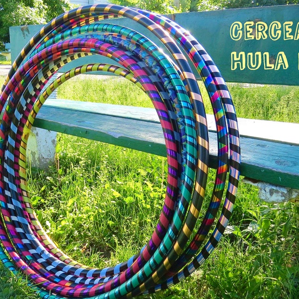 3/4'' Hula Hoop. Perfect for beginner and intermediate.  Adult Fitness Hula Hoop, Festivals, Cardio, Kids, etc.